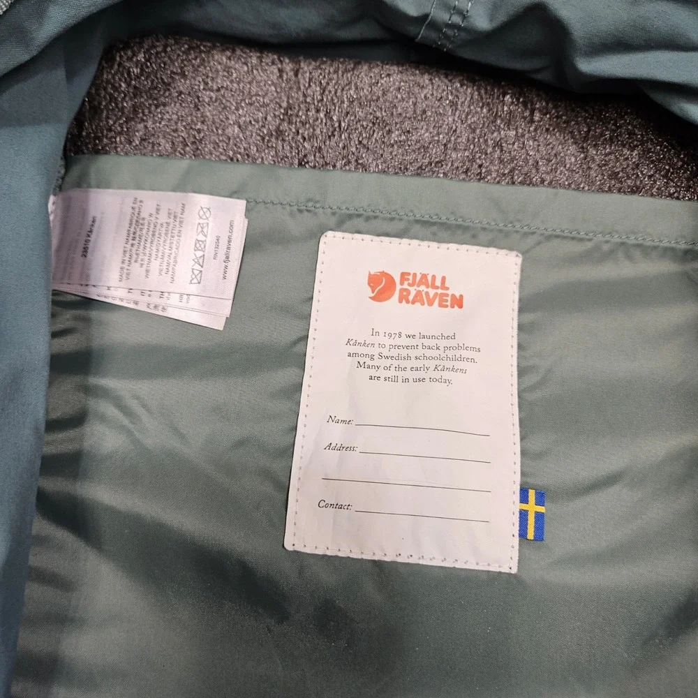 Fjallraven Kanken Backpack‎ Teal Blue Daypack Travel School Gorpcore Granola